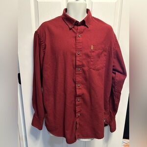 Mens Izod long sleeve flannel shirt XL